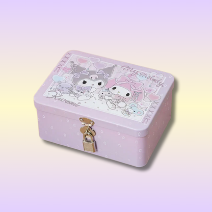 Sanrio Kawaii Lockable Storage Box