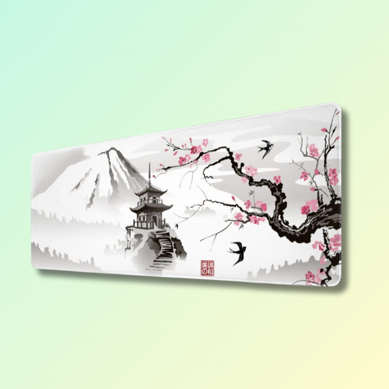 Sakura Kawaii Large Mouse Pad