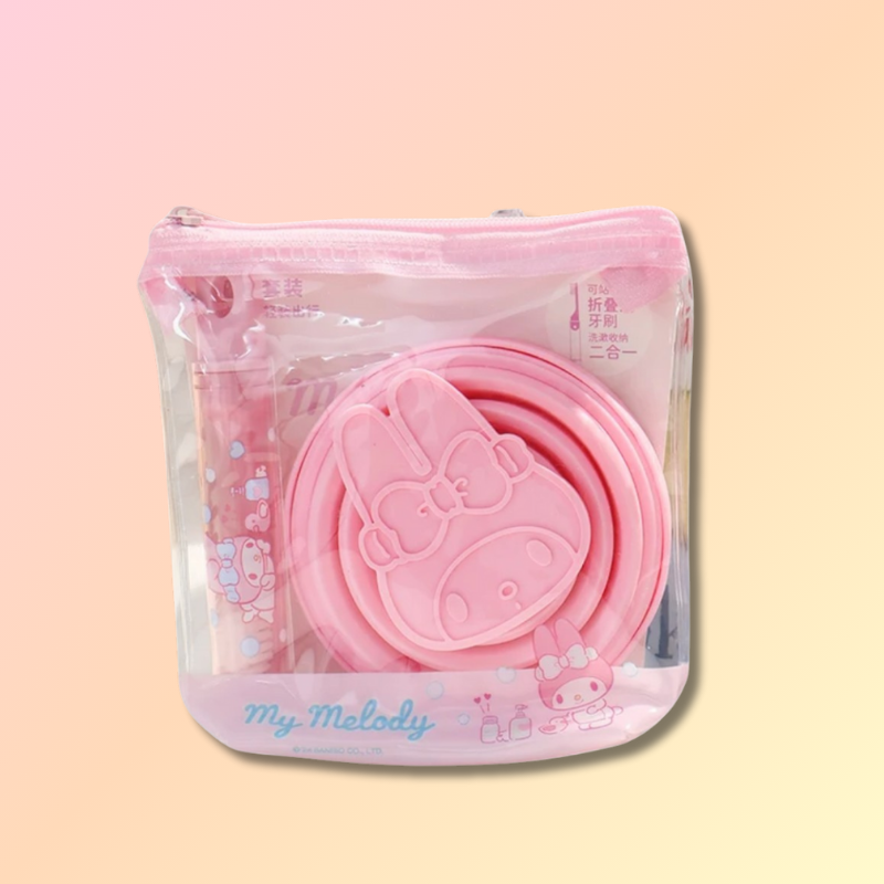 Kawaii Sanrio Toothbrush & Cup Set