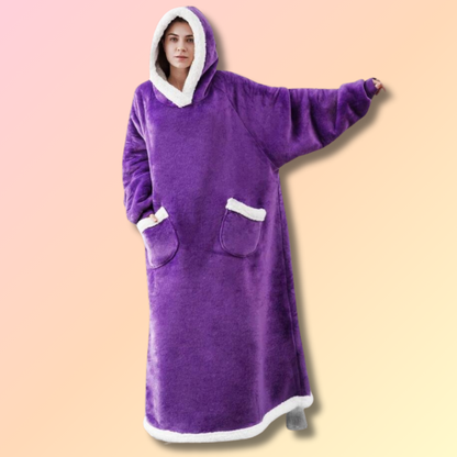 Ultra Cozy Plaid Wearable Blanket