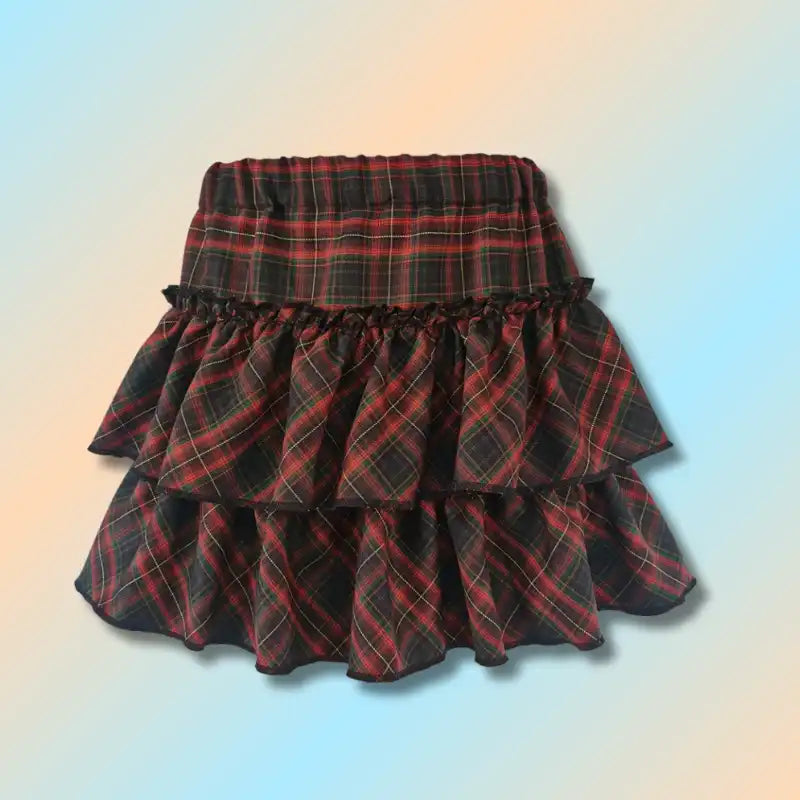 Checked Schoolgirl Skirt 