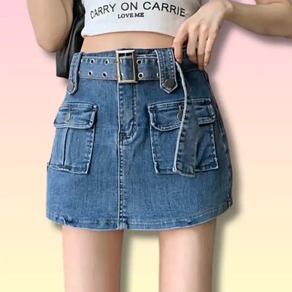 Classic Straight Skirt for Girls 