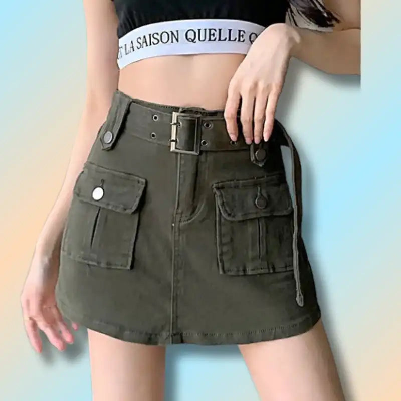 Classic Straight Skirt for Girls 