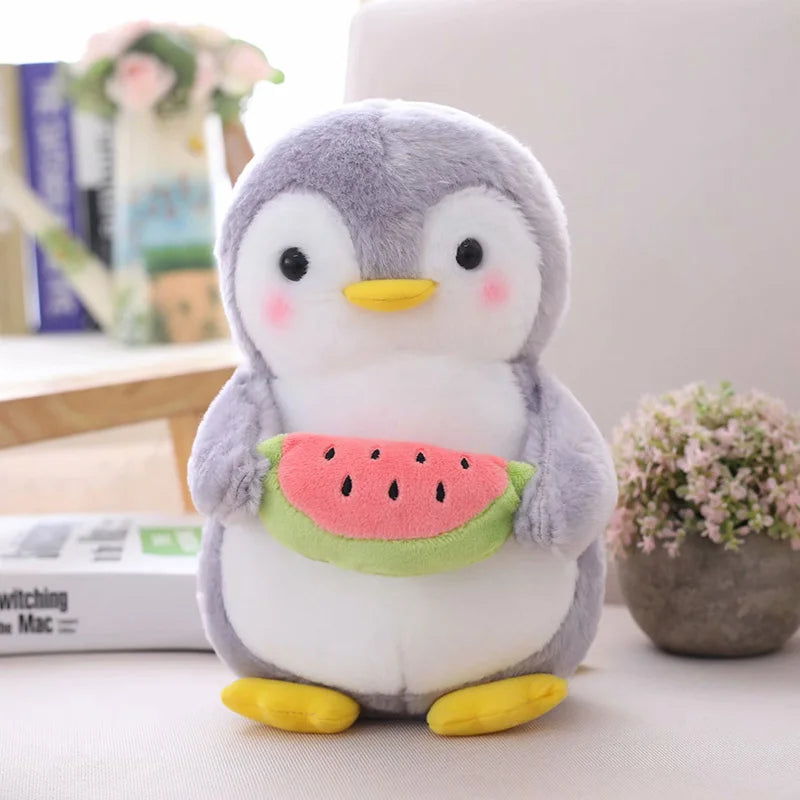 Peluche Kawaii Pengouin Gris