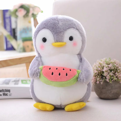 Peluche Kawaii Pengouin Gris