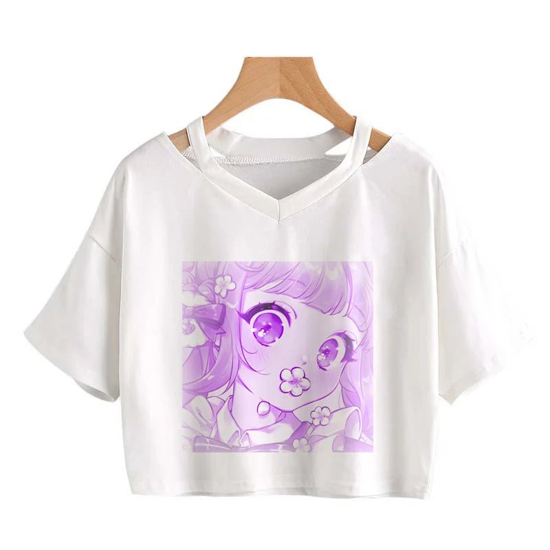 Kawaii Hip Hop Crop Tee