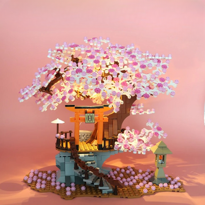 Bloc de Construction de Sakura Arbre Maison