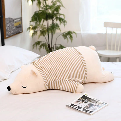 Peluche Ours Polaire Habillée Kawaii