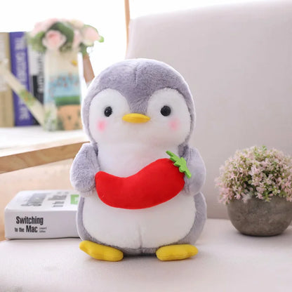 Peluche Kawaii Pengouin Gris