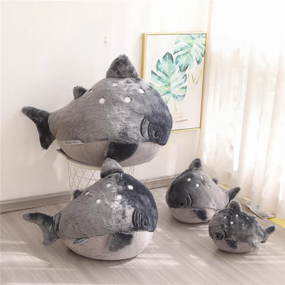 Kawaii Shark Plush Pillow