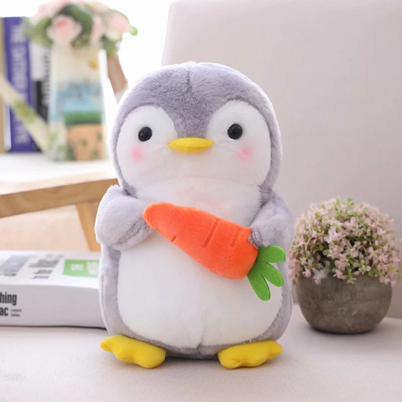 Peluche Kawaii Pengouin Gris