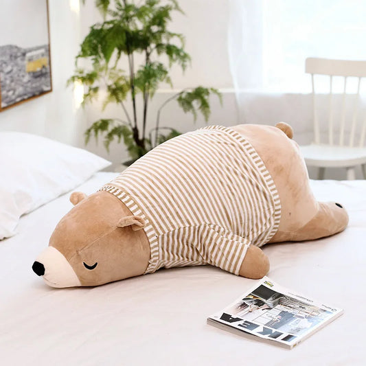 Peluche Ours Polaire Habillée Kawaii