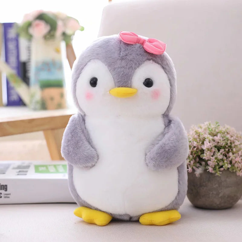 Peluche Kawaii Pengouin Gris