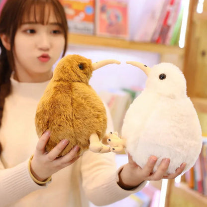 Lifelike Kiwi Bird Peluche Kawaii