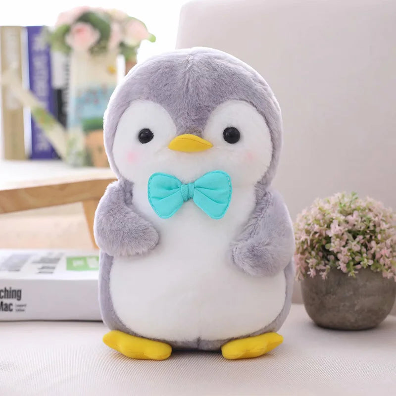 Peluche Kawaii Pengouin Gris