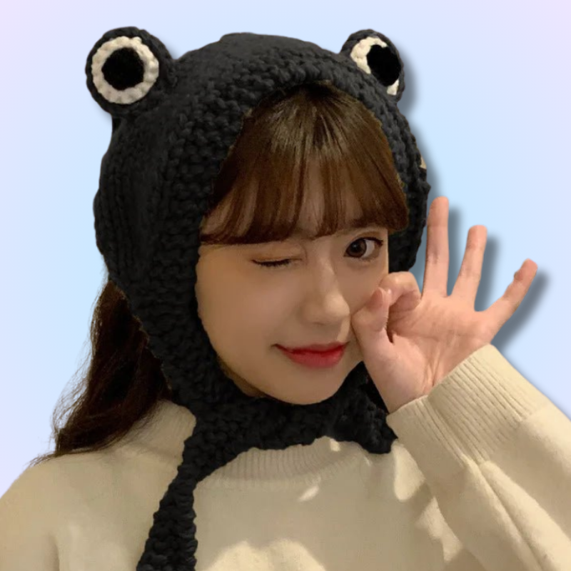 Bonnet Kawaii Grenouille