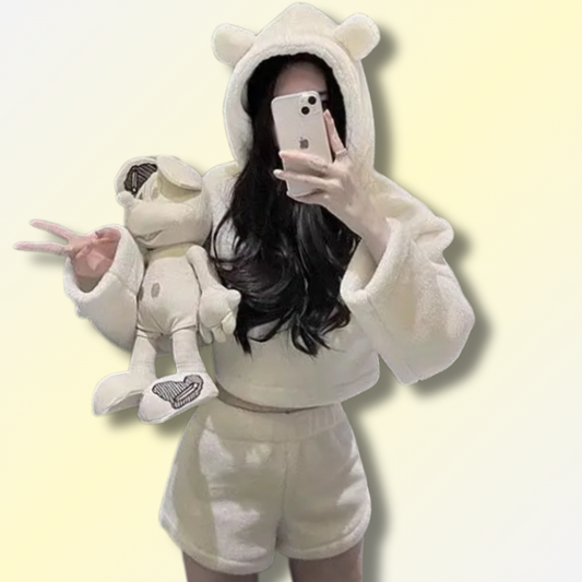 Kawaii Hooded Kawaii Pajama Set