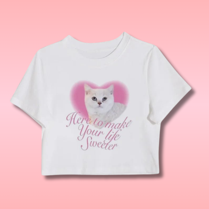 Crop Top Y2K Kawaii