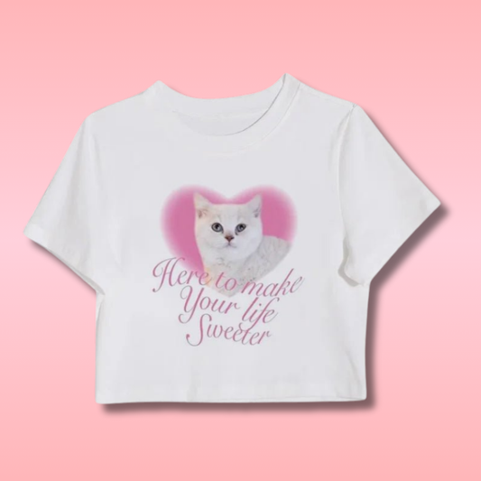 Kawaii Y2K Crop Top