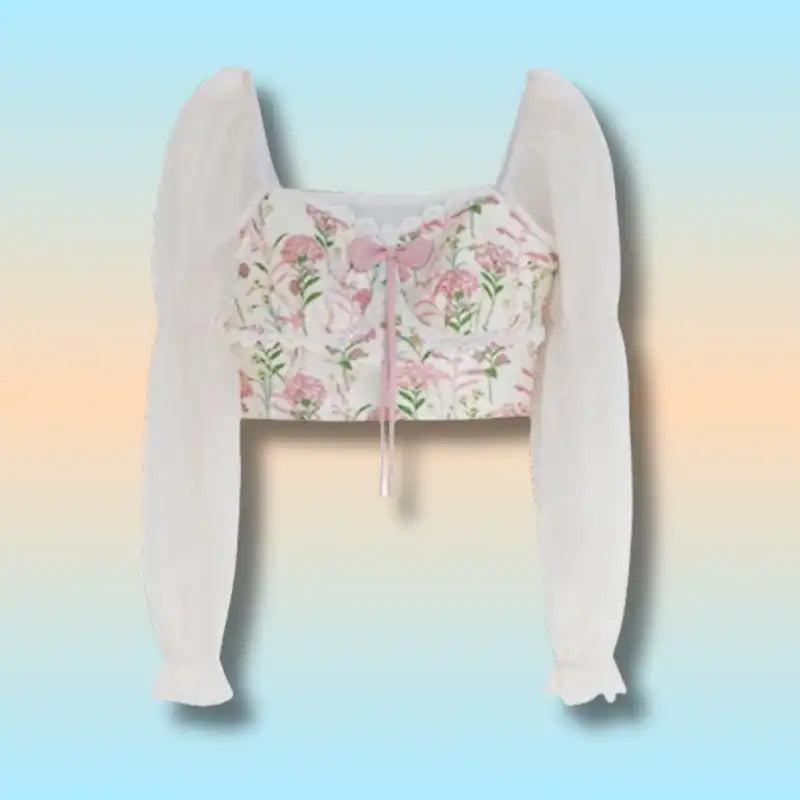 Pink Kawaii Skirt Set 