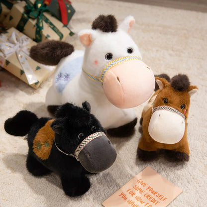 Jouets Cheval en Peluche Doux
