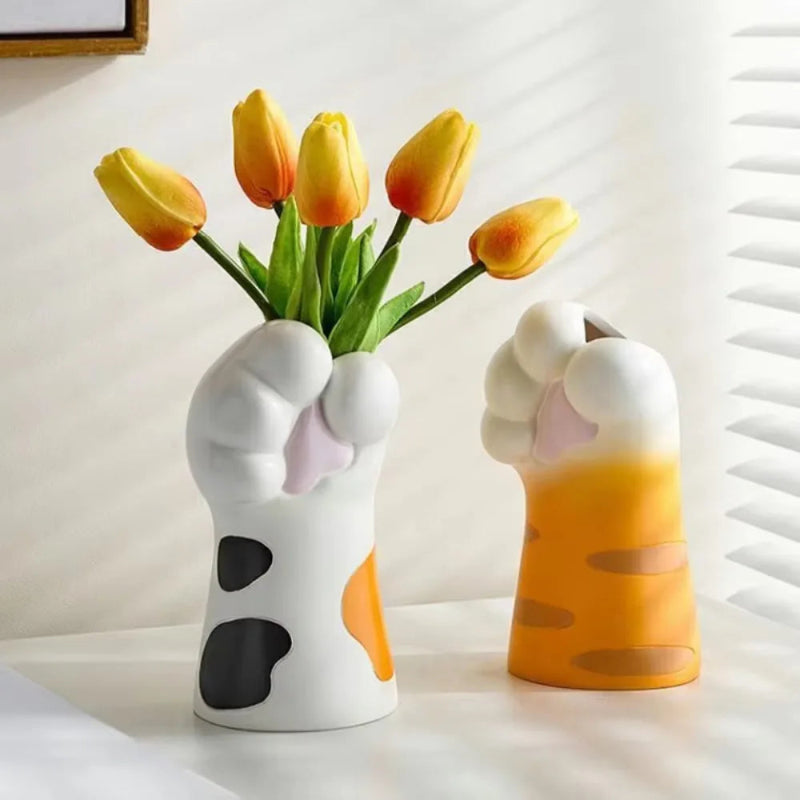 Petit Pot de Fleurs Kawaii en Résine
