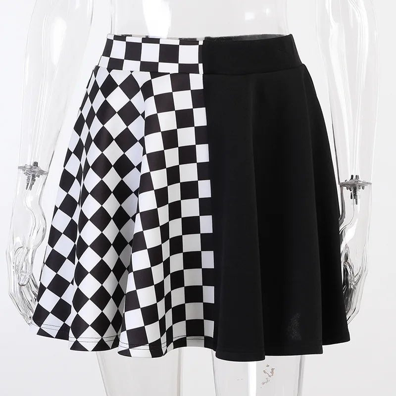 Edgy Kawaii Goth Skirt