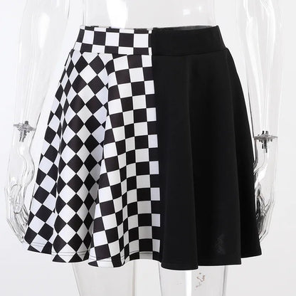 Edgy Kawaii Goth Skirt