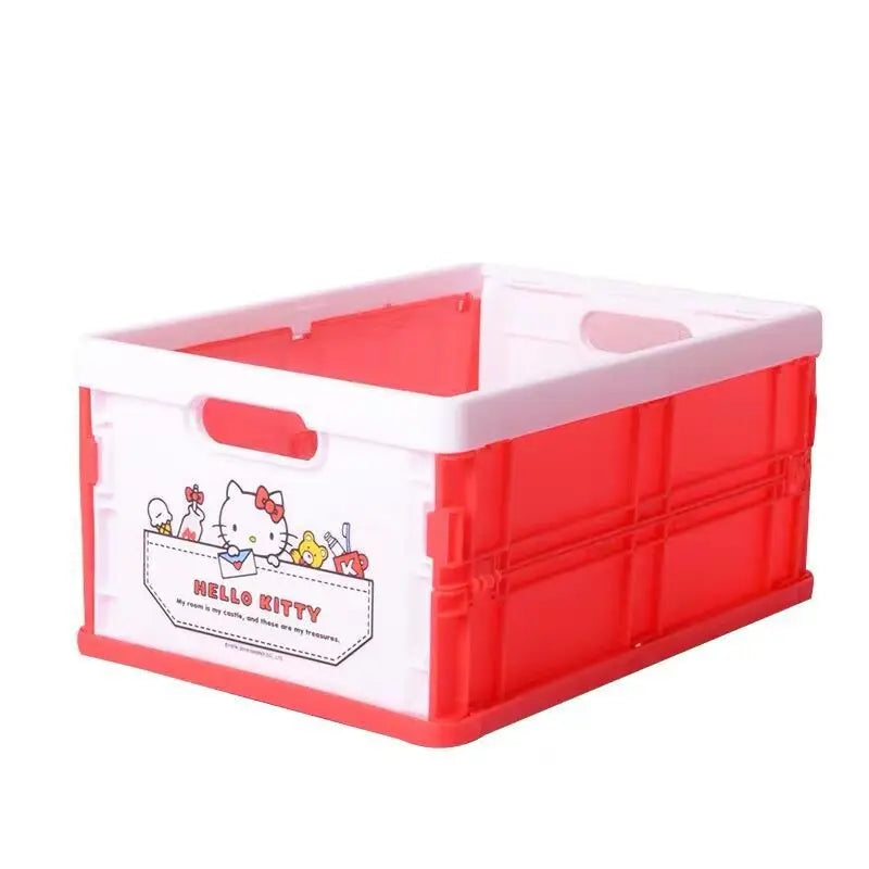 Kawaii Pastel Storage Basket