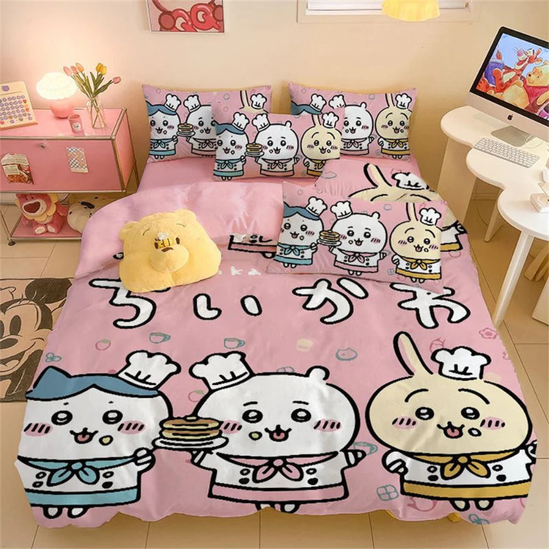 Kawaii Chiikawa Bedding Set
