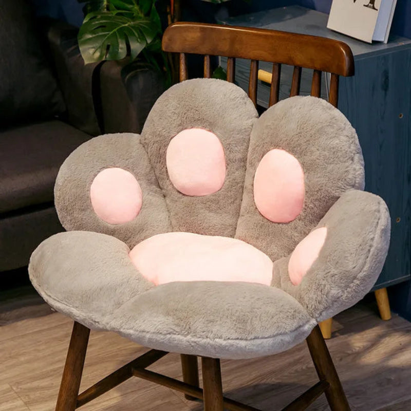 Kawaii Cat Paw Shaped Pillow Seat Cushion