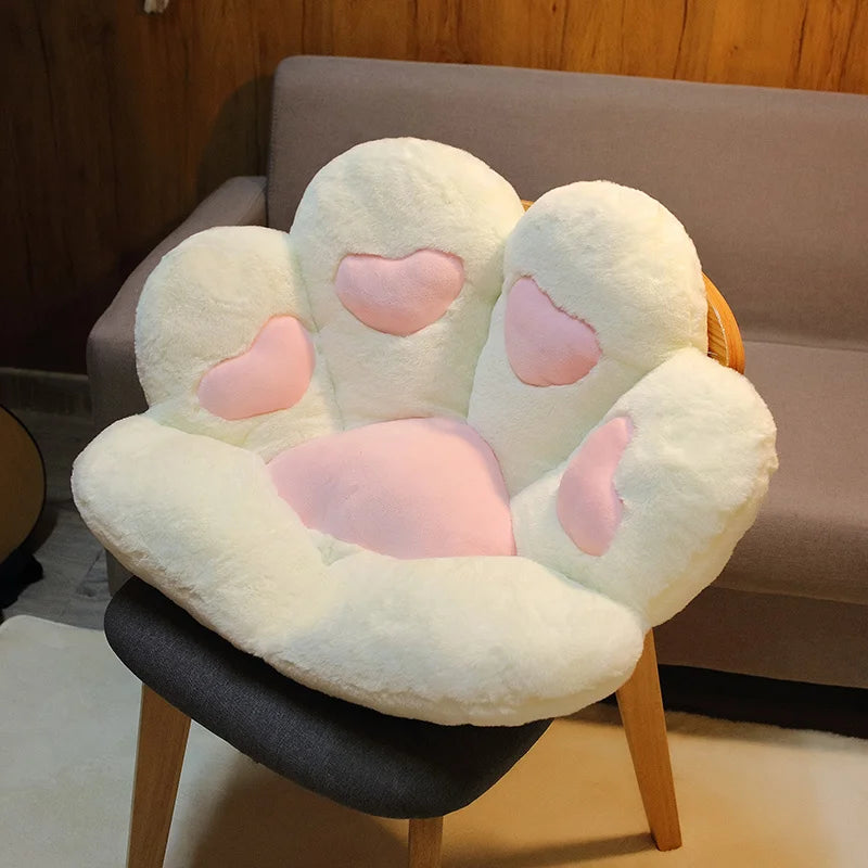 Kawaii Cat Paw Shaped Pillow Seat Cushion