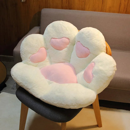 Kawaii Cat Paw Shaped Pillow Seat Cushion