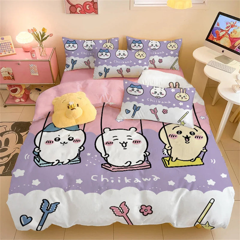 Kawaii Chiikawa Bedding Set