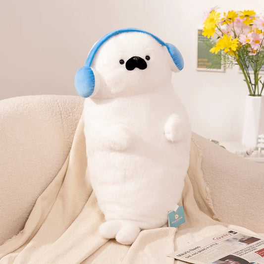 Kawaii Fluffy Seal Plush