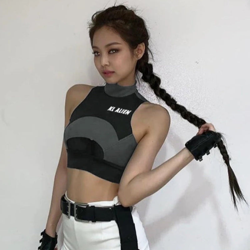 Crop Top de Sport Femme