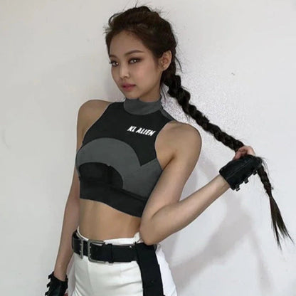 Crop Top de Sport Femme