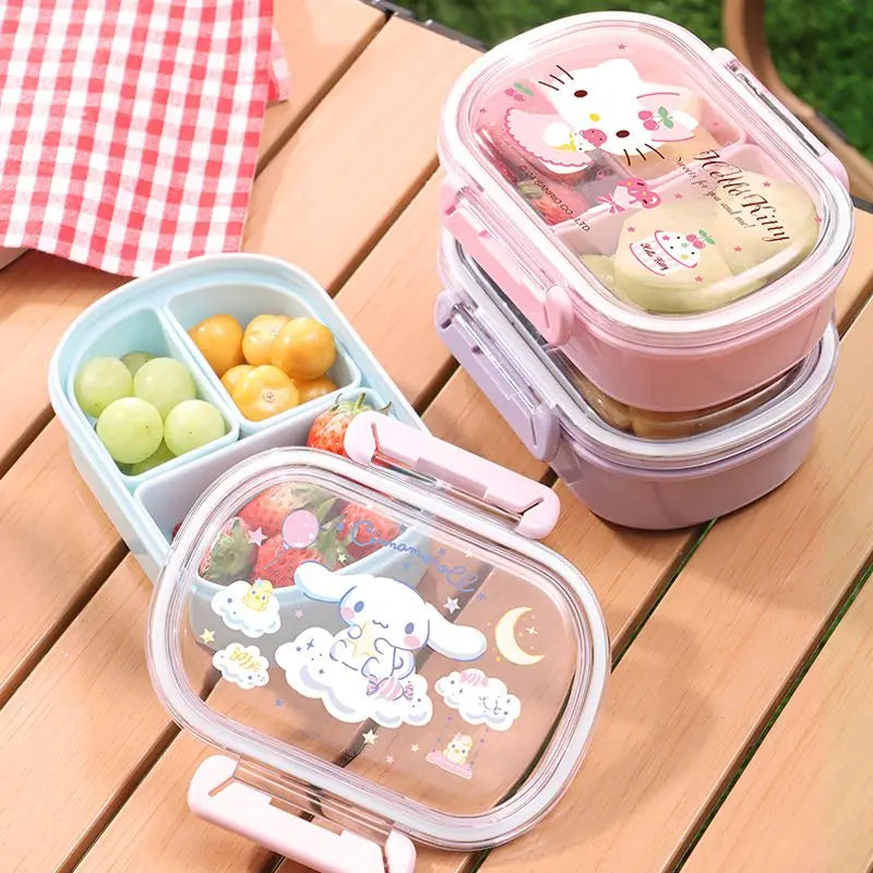 Boîte à Lunch Kuromi Cinnamoroll Hello Kitty