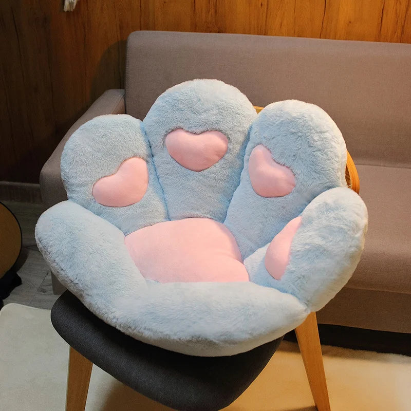 Kawaii Cat Paw Shaped Pillow Seat Cushion