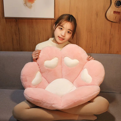 Kawaii Cat Paw Shaped Pillow Seat Cushion
