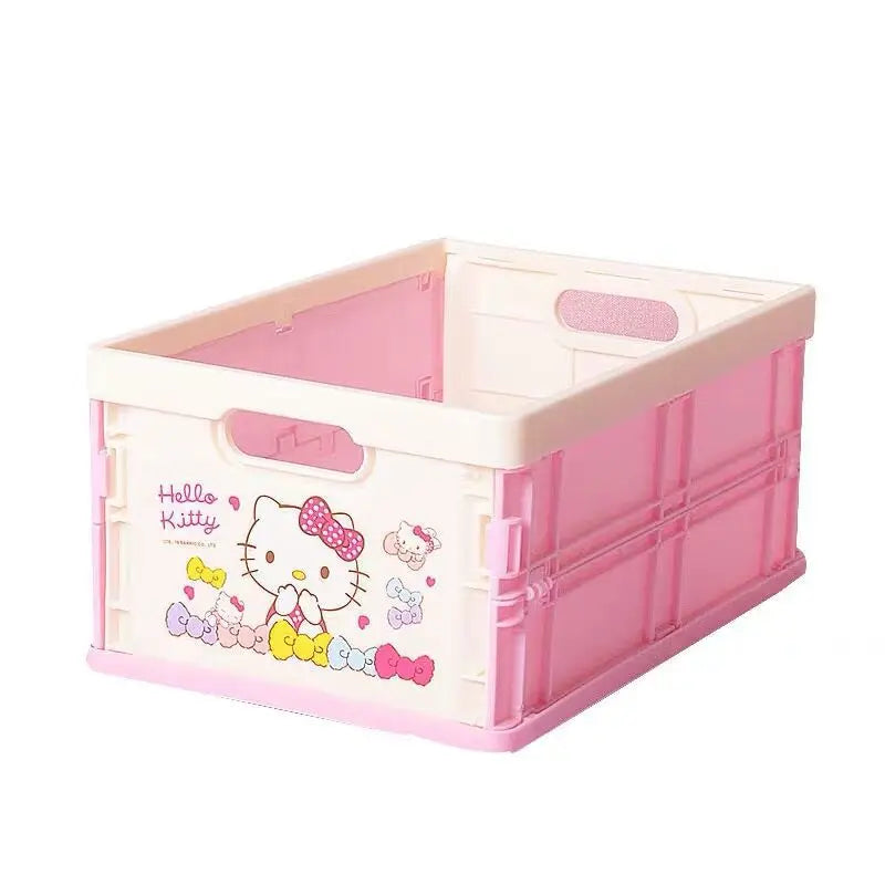 Kawaii Pastel Storage Basket