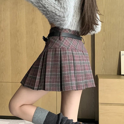 Harajuku Plaid Skirt