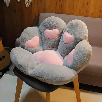 Kawaii Cat Paw Shaped Pillow Seat Cushion