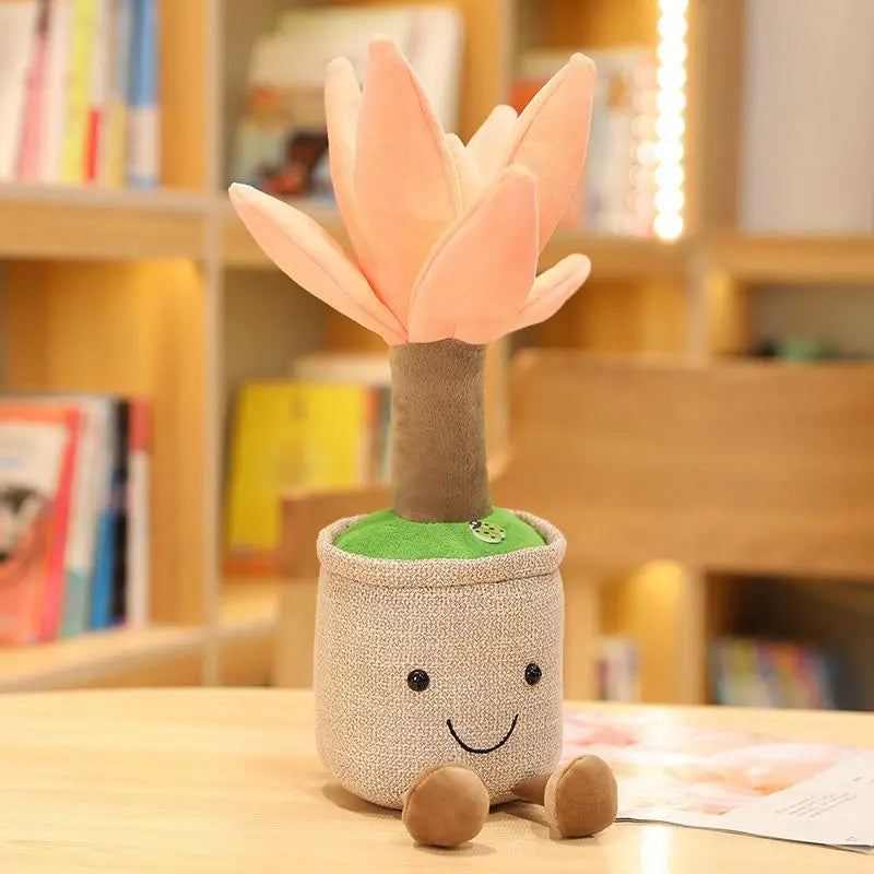 Lucky Bamboo, Money Tree and Dragon Beard Tree Plushie