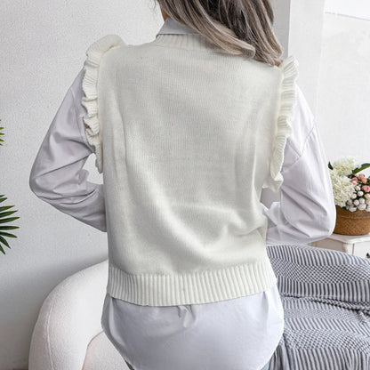Gilet Kawaii Manches Volantes