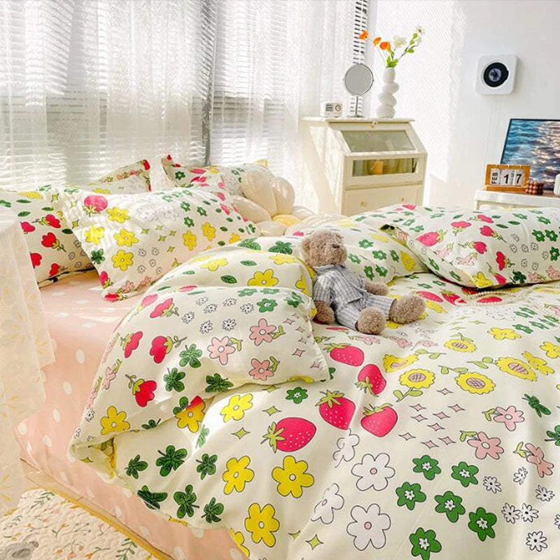 Kawaii Summer Bedding Set