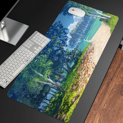 Summer Landscape Art Gaming Mouse Pad