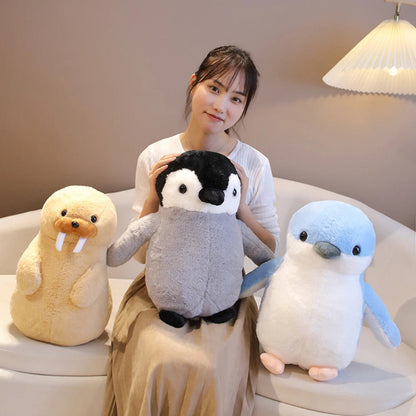 Peluche Kawaii Pengouin Bleu