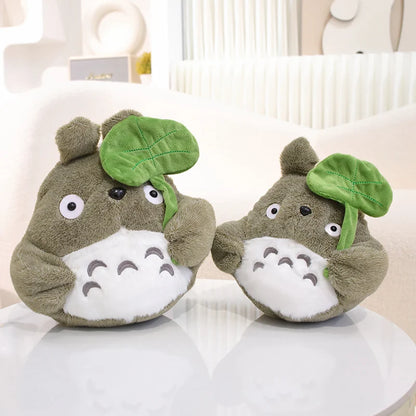 Kawaii Totoro Hold Lotus Leaf Plush Toy