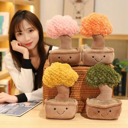 Lucky Bamboo, Money Tree and Dragon Beard Tree Plushie